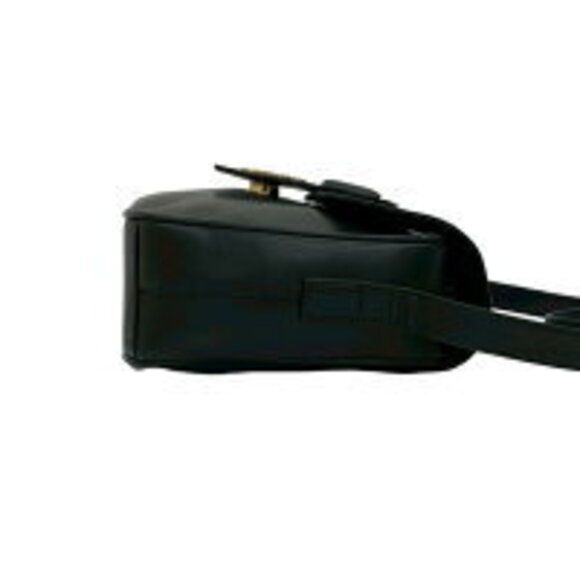 Gucci bag logo calfskin leather Black Shoulder Bag pouch - Picture 6 of 9